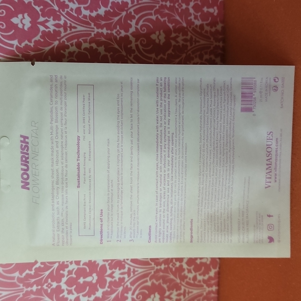 2 VITAMASQUES - Picture 3 of 3